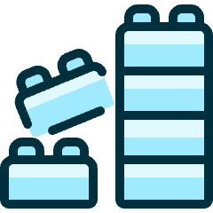 Toys Lego Icon from Ultimate Duotone Set