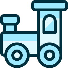 Toys Train Icon from Ultimate Duotone Set