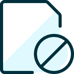 Common File Disable Icon from Ultimate Duotone Set