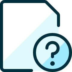 Common File Question Icon from Ultimate Duotone Set