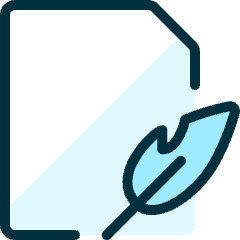 Common File Quill Icon from Ultimate Duotone Set