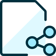 Common File Share Icon from Ultimate Duotone Set