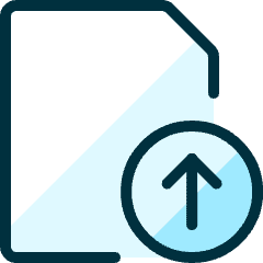Common File Upload Icon from Ultimate Duotone Set