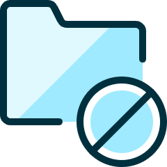 Folder Disable Icon from Ultimate Duotone Set