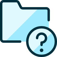 Folder Question Icon from Ultimate Duotone Set