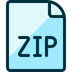 Zip File 1 Icon from Ultimate Duotone Set