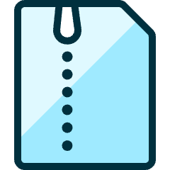 Zip File Icon from Ultimate Duotone Set