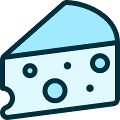 Animal Products Cheese Icon from Ultimate Duotone Set