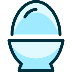 Animal Products Egg Icon from Ultimate Duotone Set