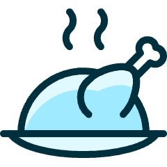 Animal Products Turkey Icon from Ultimate Duotone Set