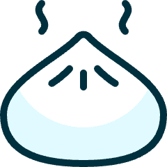 Asian Food Pork Bun Icon from Ultimate Duotone Set