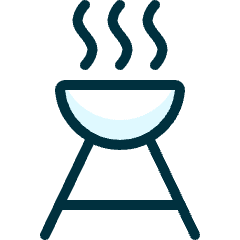 Barbecue Grill Icon from Ultimate Duotone Set