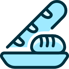 Bread Baguette Icon from Ultimate Duotone Set
