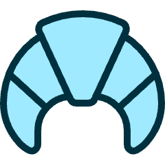 Breakfast Croissant 2 Icon from Ultimate Duotone Set