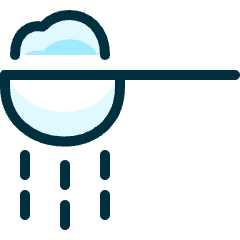 Cake Sifter Icon from Ultimate Duotone Set