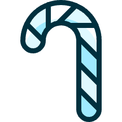 Cake Sugar Cane Icon from Ultimate Duotone Set