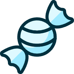Candy Icon from Ultimate Duotone Set