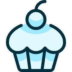 Cupcake Icon from Ultimate Duotone Set