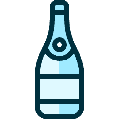 Champagne Bottle Icon from Ultimate Duotone Set