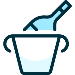 Champagne Cooler Icon from Ultimate Duotone Set