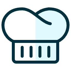 Chef Gear Hat 1 Icon from Ultimate Duotone Set