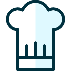 Chef Gear Hat Icon from Ultimate Duotone Set