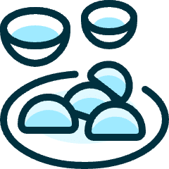 Chef Gear Taco Plate Icon from Ultimate Duotone Set