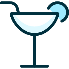 Cocktail Glass Icon from Ultimate Duotone Set