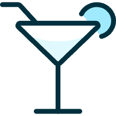 Cocktail Martini Icon from Ultimate Duotone Set