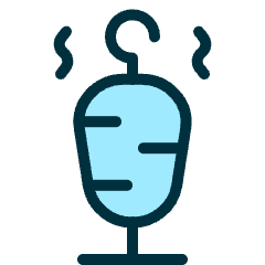 Exotic Food Kebab Icon from Ultimate Duotone Set