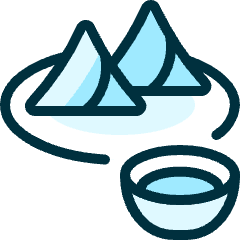 Exotic Food Samosa 1 Icon from Ultimate Duotone Set