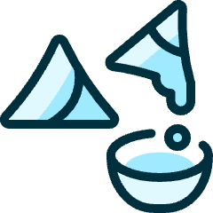 Exotic Food Samosa Dip Icon from Ultimate Duotone Set