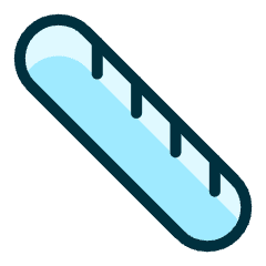 Fast Food Hot Dog Sausage Icon from Ultimate Duotone Set