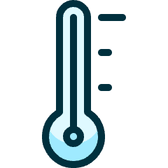 Temperature Thermometer High Icon from Ultimate Duotone Set