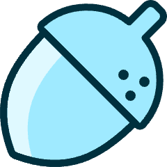 Fruit Acorn Icon from Ultimate Duotone Set