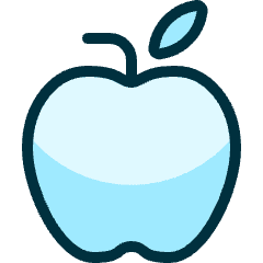 Fruit Apple Icon from Ultimate Duotone Set