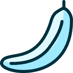 Fruit Banana Icon from Ultimate Duotone Set