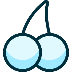 Fruit Cherry Icon from Ultimate Duotone Set