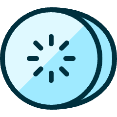 Fruit Kiwi Icon from Ultimate Duotone Set