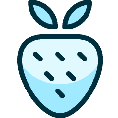 Fruit Strawberry Icon from Ultimate Duotone Set