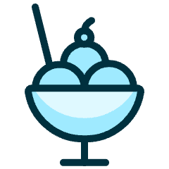 Ice Cream Bowl Icon from Ultimate Duotone Set