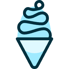 Ice Cream Cone 1 Icon from Ultimate Duotone Set
