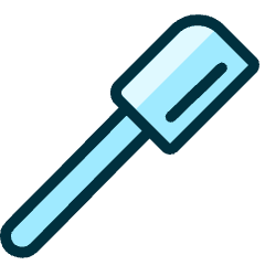 Kitchenware Spatula Scraper Icon from Ultimate Duotone Set