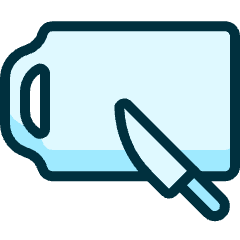 Knife Board Icon from Ultimate Duotone Set