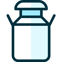 Milk Can Icon from Ultimate Duotone Set