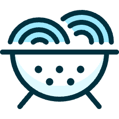 Pasta Bowl Icon from Ultimate Duotone Set