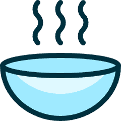 Pasta Bowl Warm Icon from Ultimate Duotone Set