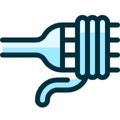 Pasta Fork Icon from Ultimate Duotone Set