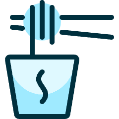 Pasta Noodles Icon from Ultimate Duotone Set