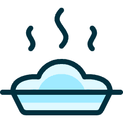 Pasta Plate Warm Icon from Ultimate Duotone Set